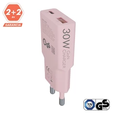 AVAX CH641P NANO SLIM 30W USB-C (PD3.0)+USB-A (QC3.0) pink hálózati töltő AVAX CH641P NANO SLIM 30W USB-C (PD3.0)+USB-A (QC3.0) pink hálózati töltő