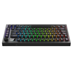 AVAX GM02 PRO 75% HUN Gasket RGB tri-mode mechanikus (Gateron barna switch) billentyűzet AVAX GM02 PRO 75% HUN Gasket RGB tri-mode mechanikus (Gateron barna switch) billentyűzet