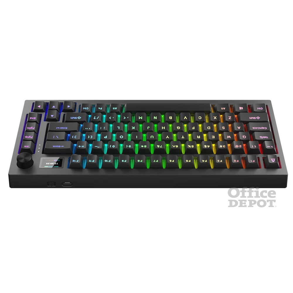 AVAX GM02 PRO 75% HUN Gasket RGB tri-mode mechanikus (Gateron sárga switch) billentyűzet