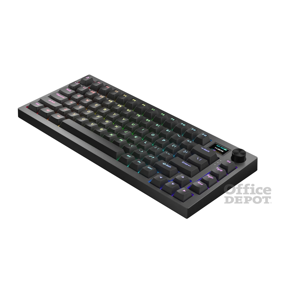 AVAX GM02 PRO 75% HUN Gasket RGB tri-mode mechanikus (Gateron sárga switch) billentyűzet