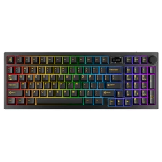 AVAX GM03 PRO 98% HUN Gasket RGB tri-mode mechanikus (Gateron piros switch) billentyűzet