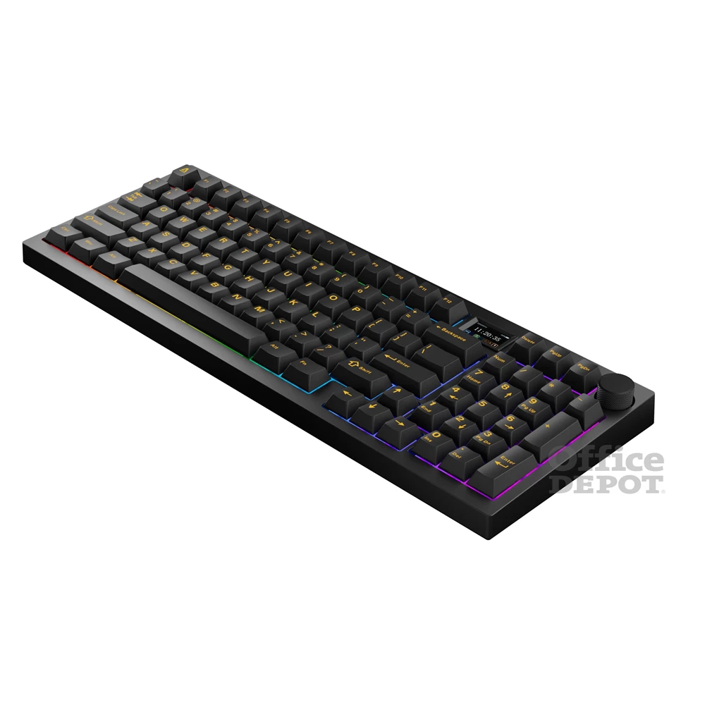 AVAX GM03 PRO 98% HUN Gasket RGB tri-mode mechanikus (Gateron piros switch) billentyűzet