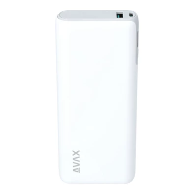 AVAX PB202W VITALITY 20000mAh Type C/PD 65W+QC18W gyorstöltő fehér power bank AVAX PB202W VITALITY 20000mAh Type C/PD 65W+QC18W gyorstöltő fehér power bank