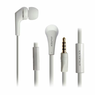 AWEI ES-Q7i In-Ear fehér mikrofonos fülhallgató AWEI ES-Q7i In-Ear fehér mikrofonos fülhallgató