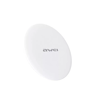 AWEI W5 ultra vékony fehér vezeték nélküli töltő AWEI W5 ultra vékony fehér vezeték nélküli töltő