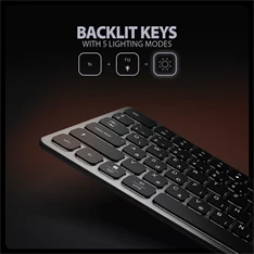 AXAGON HMC-KB-HU Magyar billentyűzet és 9 az 1-ben hub AXAGON HMC-KB-HU Magyar billentyűzet és 9 az 1-ben hub