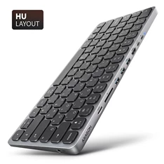AXAGON HMC-KB-HU Magyar billentyűzet és 9 az 1-ben hub AXAGON HMC-KB-HU Magyar billentyűzet és 9 az 1-ben hub
