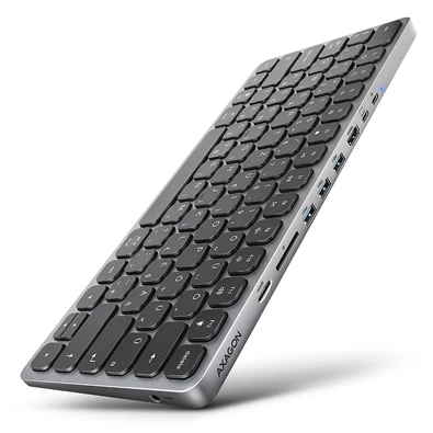 AXAGON HMC-KB-HU Magyar billentyűzet és 9 az 1-ben hub AXAGON HMC-KB-HU Magyar billentyűzet és 9 az 1-ben hub
