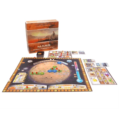 A Mars Terraformálása társasjáték A Mars Terraformálása társasjáték