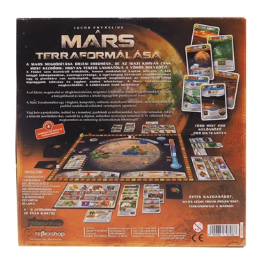A Mars Terraformálása társasjáték A Mars Terraformálása társasjáték
