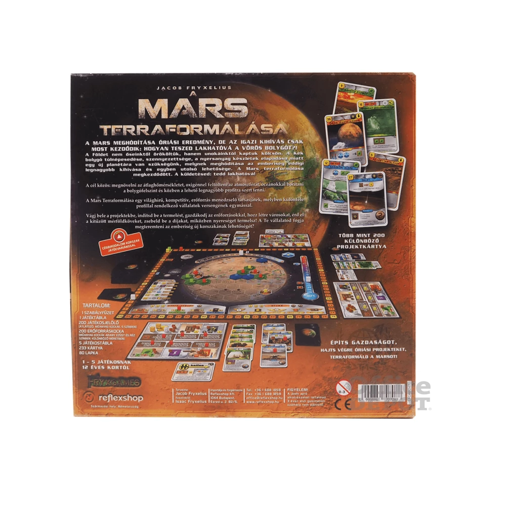 A Mars Terraformálása társasjáték