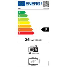 Acer 27" Nitro VG270UEbmiipx ZeroFrame FreeSync QHD IPS 100Hz HDMI/DP monitor Acer 27" Nitro VG270UEbmiipx ZeroFrame FreeSync QHD IPS 100Hz HDMI/DP monitor