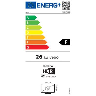 Acer 27" Nitro VG270UEbmiipx ZeroFrame FreeSync QHD IPS 100Hz HDMI/DP monitor Acer 27" Nitro VG270UEbmiipx ZeroFrame FreeSync QHD IPS 100Hz HDMI/DP monitor