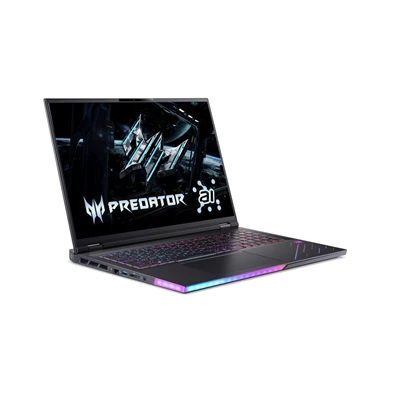 Acer Predator Helios PH18-73-91JF laptop (18"WQXGA/Intel Core Ultra 9 275HX/RTX 5080 16GB/32GB RAM/1TB) - fekete