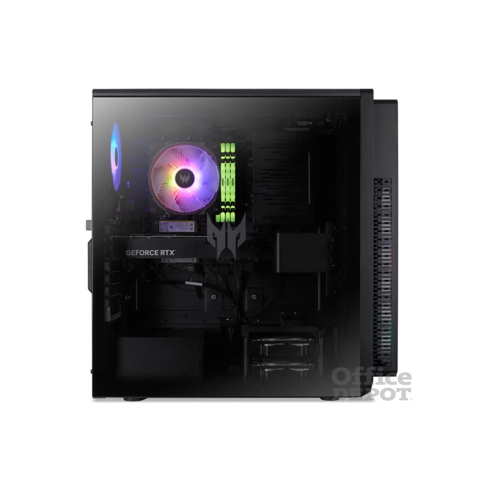 Acer Predator Orion 5000/Core Ultra 7 265F/32GB/2TB SSD/RTX 5080/FreeDOS/fekete asztali számítógép