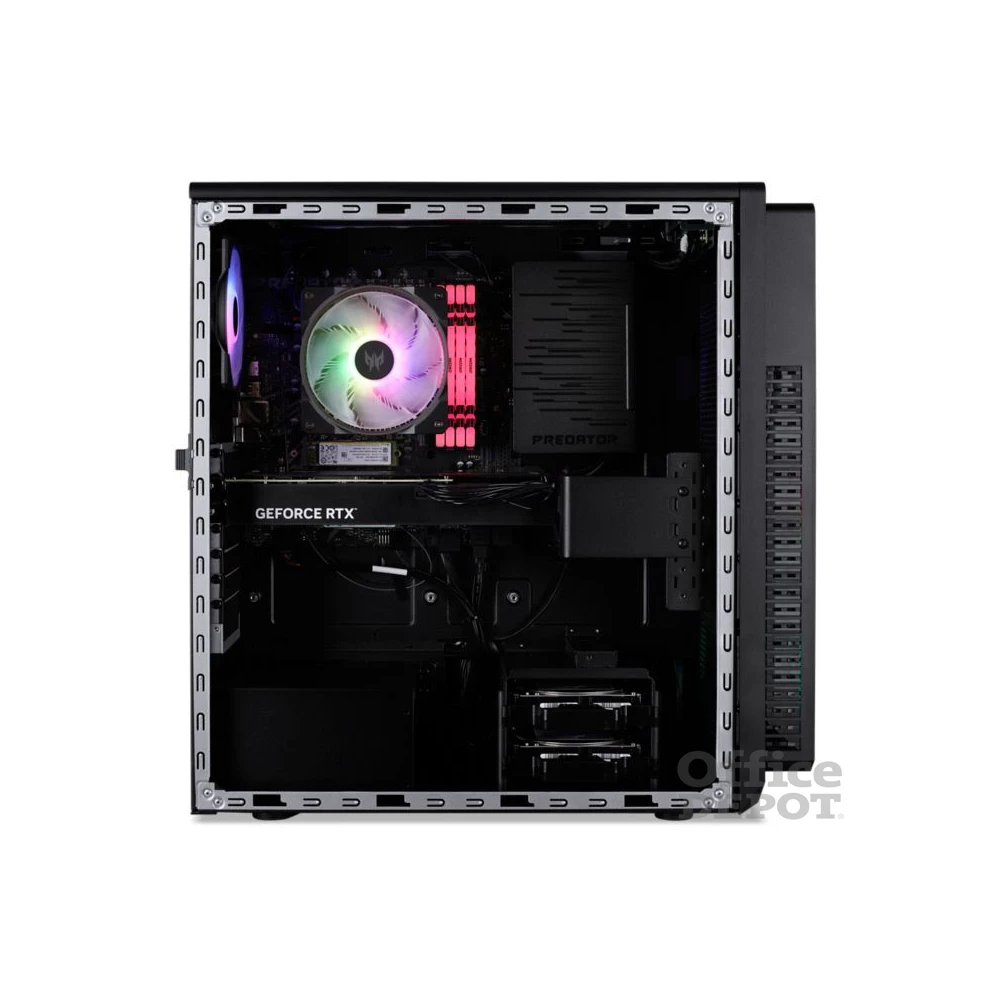 Acer Predator Orion 5000/Core Ultra 7 265F/32GB/2TB SSD/RTX 5080/FreeDOS/fekete asztali számítógép