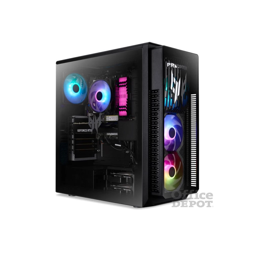 Acer Predator Orion 5000/Core Ultra 7 265F/32GB/2TB SSD/RTX 5080/FreeDOS/fekete asztali számítógép