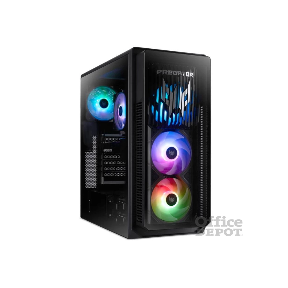 Acer Predator Orion 5000/Core Ultra 7 265F/32GB/2TB SSD/RTX 5080/FreeDOS/fekete asztali számítógép