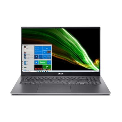 Acer Swift X SFX16-51G-52UH laptop (16,1"FHD/Intel Core i5-11320H/RTX 3050/16GB RAM/512GB) - szürke Acer Swift X SFX16-51G-52UH laptop (16,1"FHD/Intel Core i5-11320H/RTX 3050/16GB RAM/512GB) - szürke