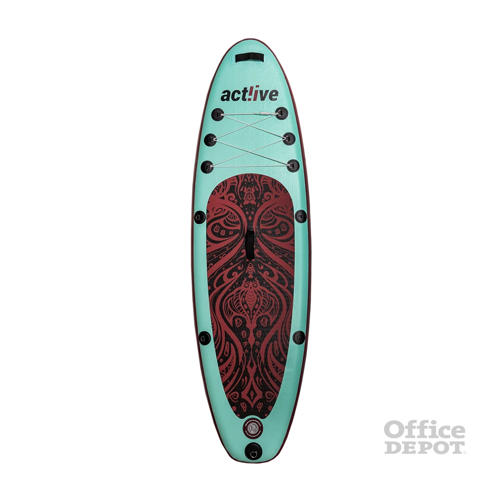 Act!ive SB-001-Kid Ocean City kék-bordó gyerek SUP deszka 250cm, tartozékokkal