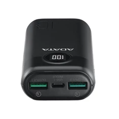 Adata AP20000QCD-DGT-CBK 20000mAh fekete power bank Adata AP20000QCD-DGT-CBK 20000mAh fekete power bank