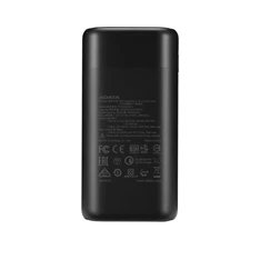 Adata AP20000QCD-DGT-CBK 20000mAh fekete power bank Adata AP20000QCD-DGT-CBK 20000mAh fekete power bank