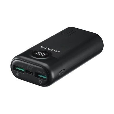 Adata AP20000QCD-DGT-CBK 20000mAh fekete power bank Adata AP20000QCD-DGT-CBK 20000mAh fekete power bank