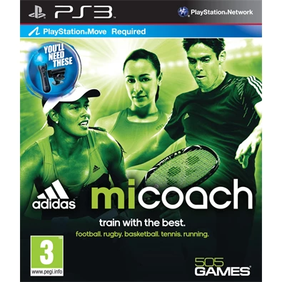 Adidas Micoach (Move) PS3 játékszoftver Adidas Micoach (Move) PS3 játékszoftver