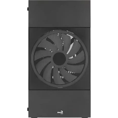 Aerocool Atomic Lite RGB fekete (táp nélküli) ablakos mATX ház