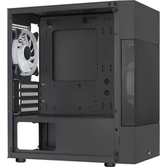 Aerocool Atomic Lite RGB fekete (táp nélküli) ablakos mATX ház