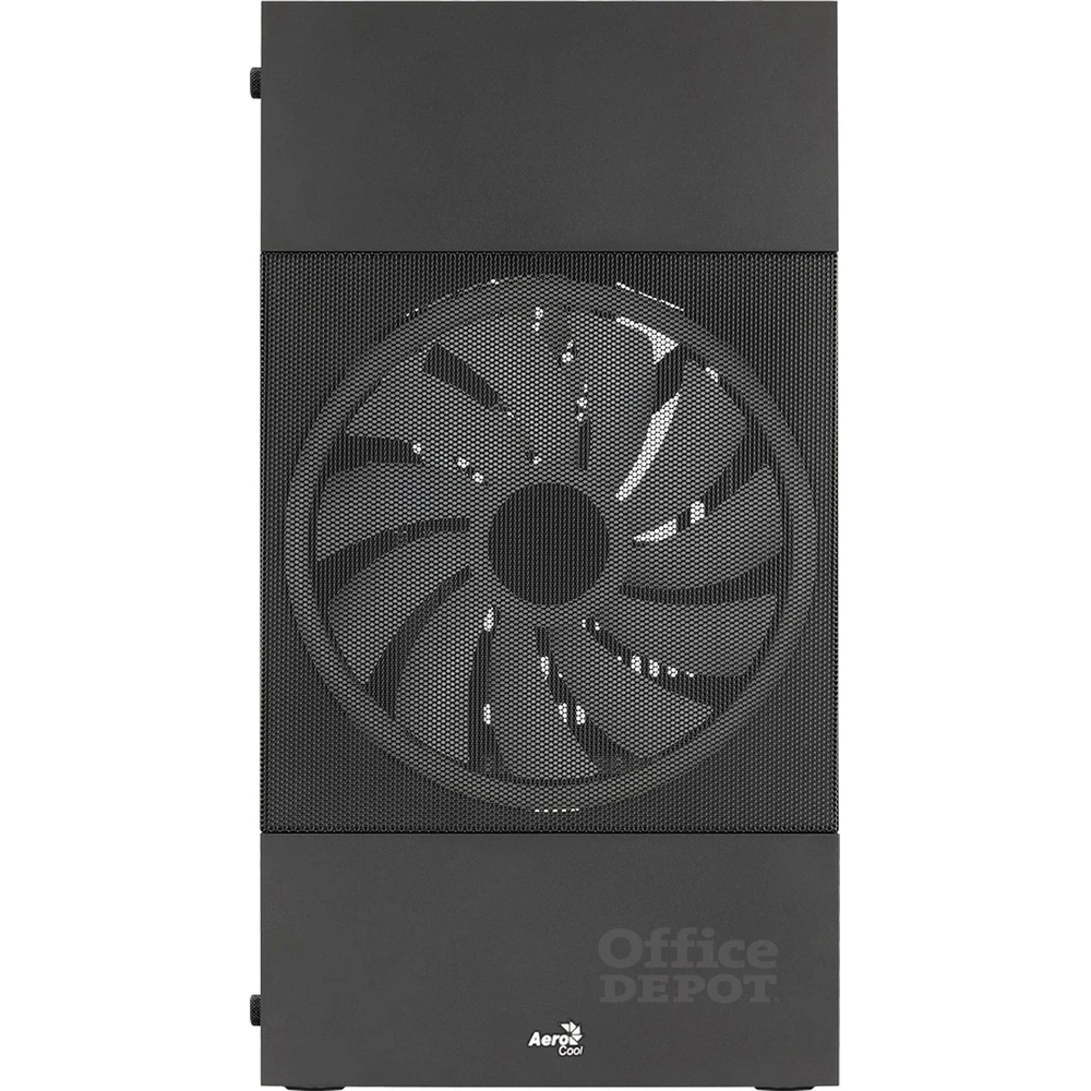 Aerocool Atomic Lite RGB fekete (táp nélküli) ablakos mATX ház