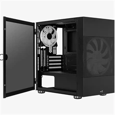Aerocool Atomic v2 fekete (táp nélküli) ablakos mATX ház Aerocool Atomic v2 fekete (táp nélküli) ablakos mATX ház