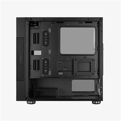 Aerocool Atomic v2 fekete (táp nélküli) ablakos mATX ház Aerocool Atomic v2 fekete (táp nélküli) ablakos mATX ház