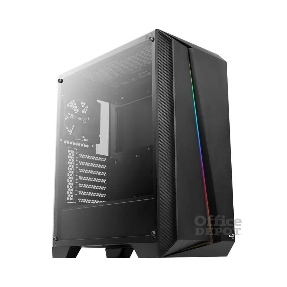 Aerocool Cylon Pro TG RGB fekete (táp nélküli) ablakos ATX ház