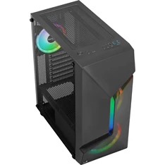 Aerocool Scape ARGB fekete (táp nélküli) ablakos ATX ház Aerocool Scape ARGB fekete (táp nélküli) ablakos ATX ház