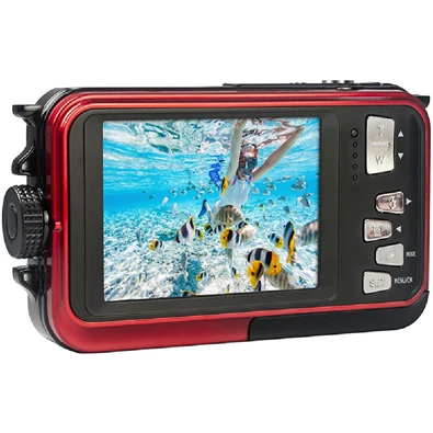 Agfa WP8000 kompakt digitális piros fényképezőgép Agfa WP8000 kompakt digitális piros fényképezőgép