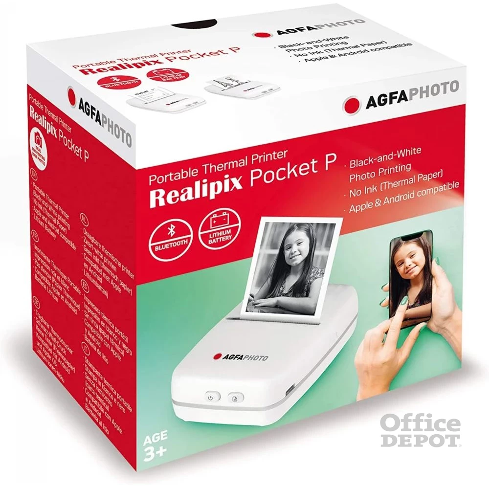 Agfaphoto Realipix Pocket Printer azonnali kép nyomtató