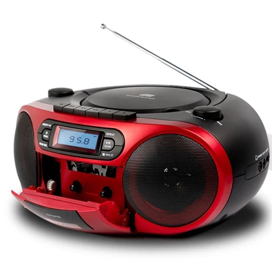 Aiwa BBTC-550RD hordozható piros rádiós CD lejátszó Aiwa BBTC-550RD hordozható piros rádiós CD lejátszó