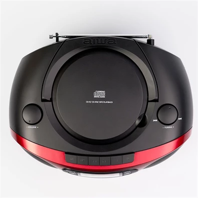 Aiwa BBTC-550RD hordozható piros rádiós CD lejátszó Aiwa BBTC-550RD hordozható piros rádiós CD lejátszó