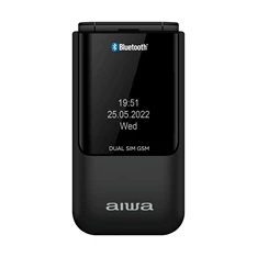 Aiwa FP-24BKMKII 2,4" fekete mobiltelefon Aiwa FP-24BKMKII 2,4" fekete mobiltelefon