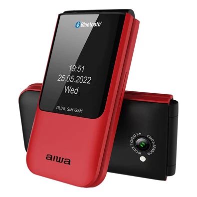 Aiwa FP-24RD 2,4" piros mobiltelefon Aiwa FP-24RD 2,4" piros mobiltelefon
