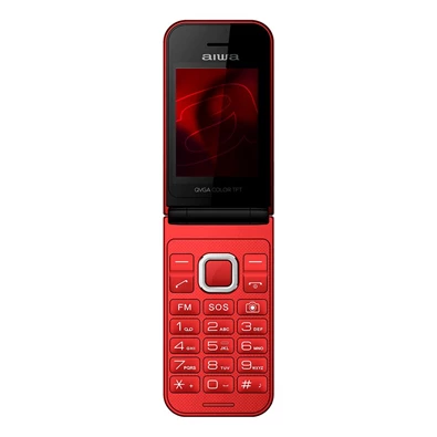 Aiwa FP-24RD 2,4" piros mobiltelefon Aiwa FP-24RD 2,4" piros mobiltelefon