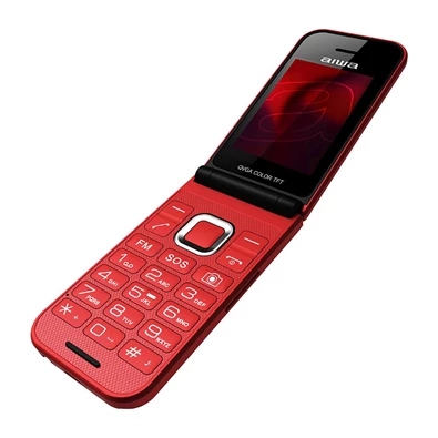 Aiwa FP-24RD 2,4" piros mobiltelefon Aiwa FP-24RD 2,4" piros mobiltelefon