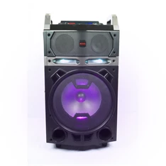 Aiwa KBTUS-700 vezetékes mikrofonnal Bluetooth hordozható fekete party hangszóró (Újracsomagolt) Aiwa KBTUS-700 vezetékes mikrofonnal Bluetooth hordozható fekete party hangszóró (Újracsomagolt)
