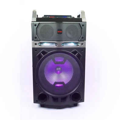 Aiwa KBTUS-700 vezetékes mikrofonnal Bluetooth hordozható fekete party hangszóró (Újracsomagolt) Aiwa KBTUS-700 vezetékes mikrofonnal Bluetooth hordozható fekete party hangszóró (Újracsomagolt)