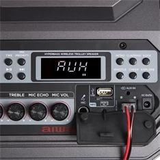 Aiwa KBTUS-710 hordozható Bluetooth party hangszóró Aiwa KBTUS-710 hordozható Bluetooth party hangszóró