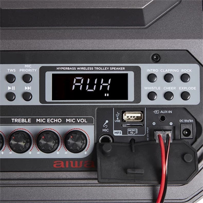 Aiwa KBTUS-710 hordozható Bluetooth party hangszóró Aiwa KBTUS-710 hordozható Bluetooth party hangszóró