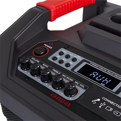 Aiwa KBTUS-710 hordozható Bluetooth party hangszóró Aiwa KBTUS-710 hordozható Bluetooth party hangszóró