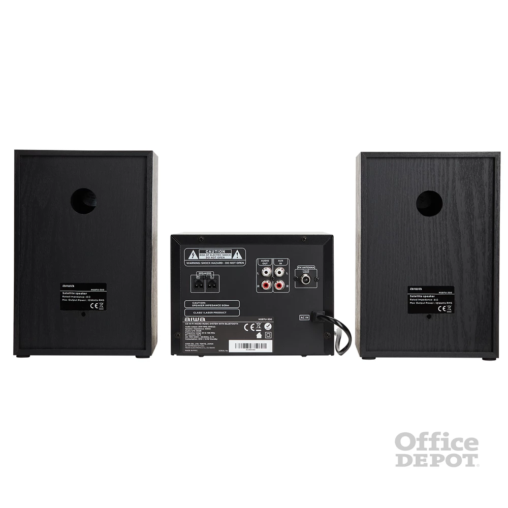 Aiwa MSBTU-300 fekete Mini HiFi rendszer