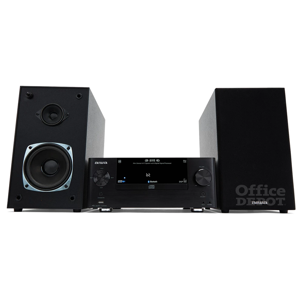 Aiwa MSBTU-500 fekete Midi HiFi rendszer